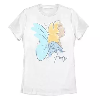 Синяя футболка с акварельным рисунком «Пиноккио» для детей Disney's Pinocchio Fairy Licensed Character
