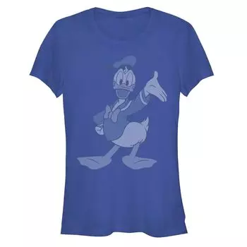 Синяя футболка с изображением портрета Disney Donald Duck для юниоров Licensed Character