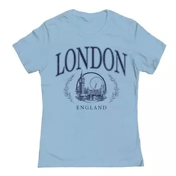 Синяя футболка с рисунком London для юниоров Licensed Character, цвет Powder Blue