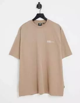 Синяя футболка свободного кроя Dr Denim tatum