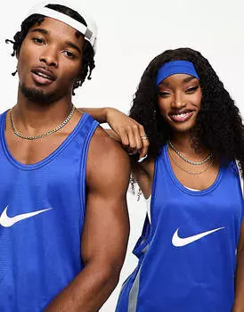 Синяя футболка унисекс Nike Basketball Icon Plus Dri-Fit