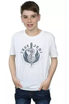 Синяя футболка «Звездные войны: Скайуокер. Восход» Истинный джедай Star Wars, белый