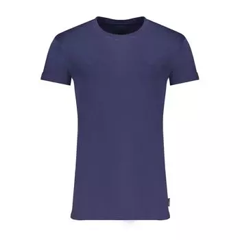 Синяя хлопковая футболка Gaud