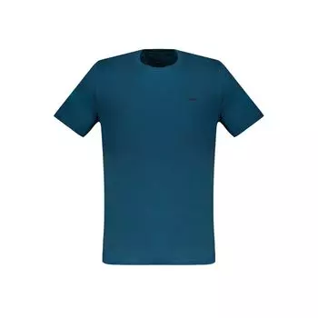 Синяя хлопковая футболка Harmont & Blaine