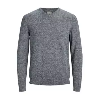 Синяя хлопковая футболка Jack & Jones