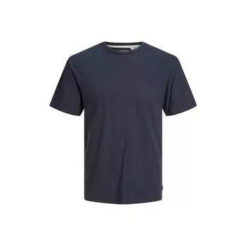 Синяя хлопковая футболка Jack & Jones