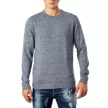 Синяя хлопковая футболка Jack & Jones