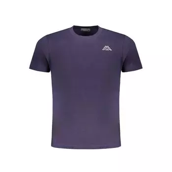 Синяя хлопковая футболка Kappa