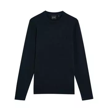 Синяя хлопковая футболка Lyle & Scott