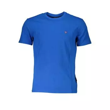 Синяя хлопковая футболка Napapijri