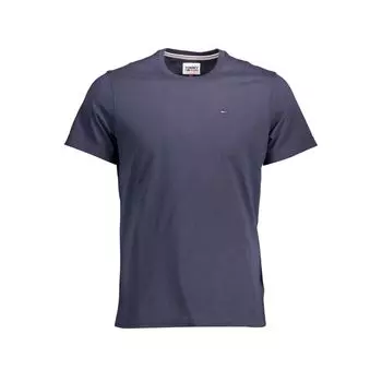 Синяя хлопковая футболка Tommy Hilfiger