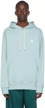 Синяя хлопковая худи Acne Studios