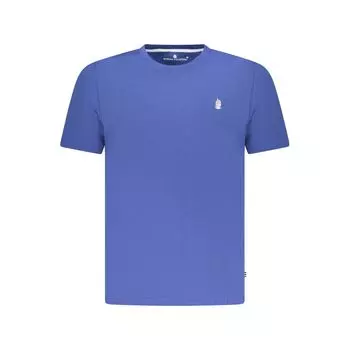 Синяя хлопковая мужская футболка Marina, Blue