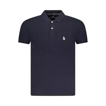 Синяя хлопковая мужская рубашка поло Marina, Blue