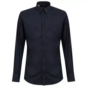 Синяя хлопковая рубашка Dolce & Gabbana, синий