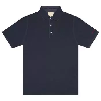 Синяя хлопковая рубашка-поло Tramarossa