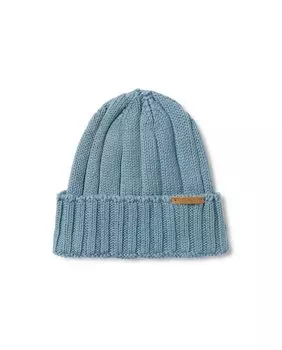 Синяя хлопковая вязаная шапка для мальчика Tous, синий