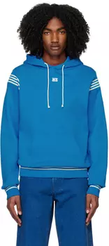 Синяя худи соло Wales Bonner