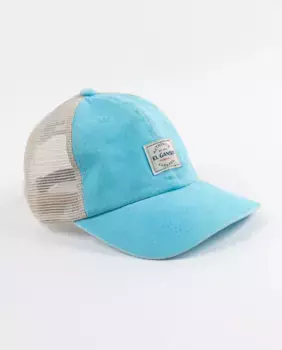 Синяя кепка унисекс из хлопковой парусины El Ganso, синий