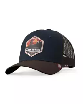 Синяя кепка унисекс из коллекции Born to Ride The Indian Face, синий