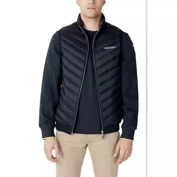 Синяя куртка из полиэстера Armani Exchange