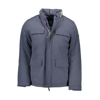 Синяя куртка из полиэстера Plein Sport, синий