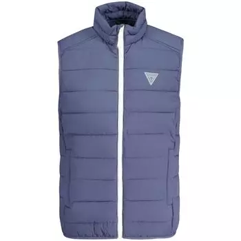 Синяя куртка из спандекса Guess Shoes, синий