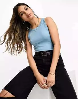 Синяя майка AllSaints Rina