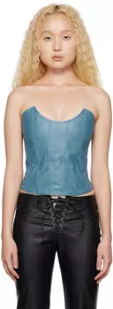 Синяя майка Leia Miaou