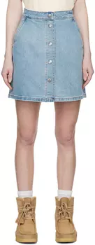Синяя мини-юбка Paula A.P.C.