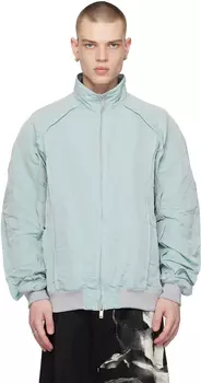 Синяя мятая куртка TAAKK