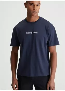 Синяя мужская футболка Calvin Klein