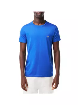 Синяя мужская футболка Lacoste