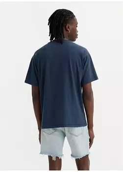 Синяя мужская футболка Levis