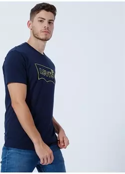 Синяя мужская футболка Levis