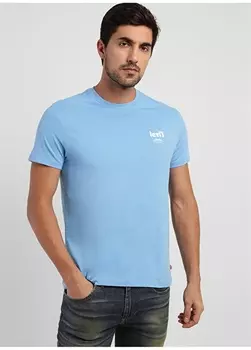 Синяя мужская футболка Levis