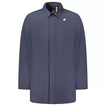 Синяя мужская куртка из полиамида K-Way, синий