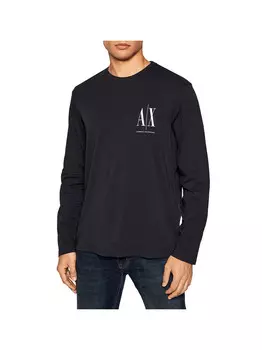 Синяя мужская рубашка Armani Exchange