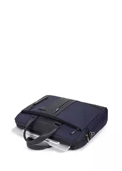 Синяя мужская сумка для ноутбука Piquadro