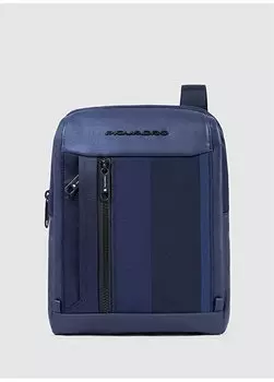 Синяя мужская сумка-мессенджер размером 22x28x6 см CA1816S131 Piquadro, синий