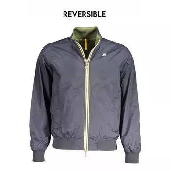 Синяя нейлоновая куртка K-Way