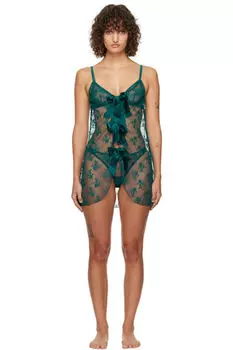 Синяя ночная рубашка Untie Me Fleur du Mal