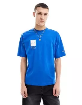 Синяя оверсайз-футболка Columbia Barton Springs II эксклюзивно на ASOS