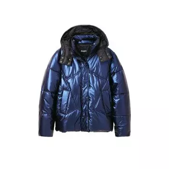 Синяя полиамидная куртка Desigual
