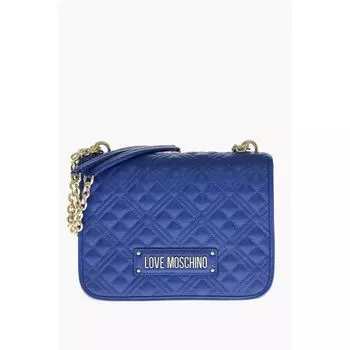 Синяя полиэтиленовая сумка через плечо Moschino, Blue