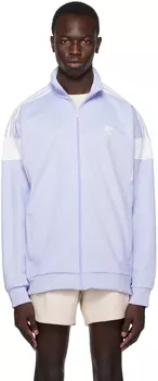Синяя полосатая куртка adidas Originals