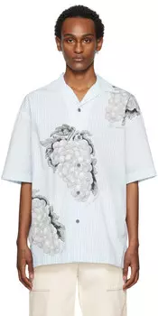 Синяя полосатая рубашка Jw Anderson