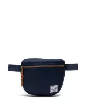 Синяя поясная сумка унисекс объемом 2 л из переработанного материала Herschel, темно-синий