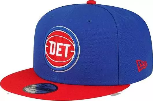 Синяя регулируемая кепка New Era Adult Detroit Pistons 2 тона 9Fifty