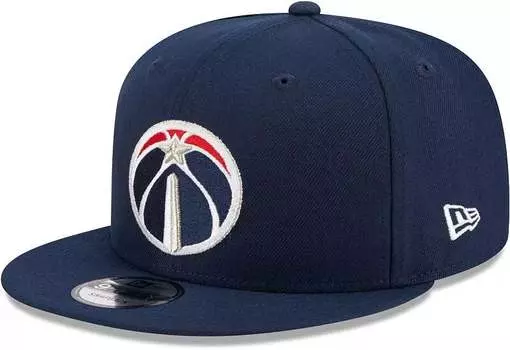 Синяя регулируемая кепка New Era для взрослых Washington Wizards 9Fifty